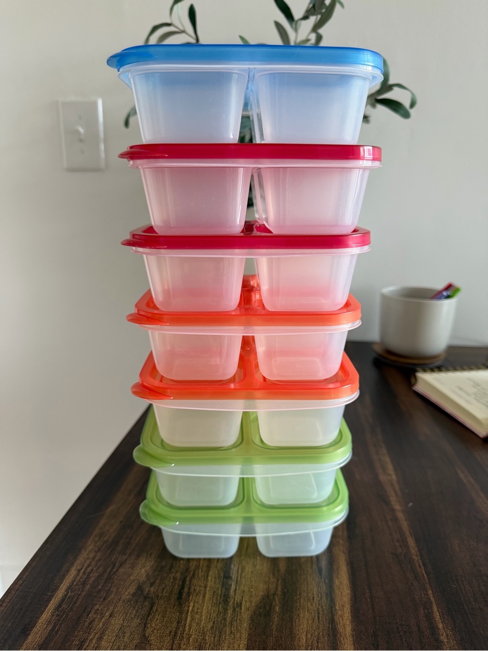 Bentgo Easyboxes 4-Compartment Snack Containers  - 7 boxes